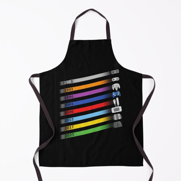 Item preview, Gaming Console Evolution Timeline Retro Gamer Design designed and sold by Ekonolotie.