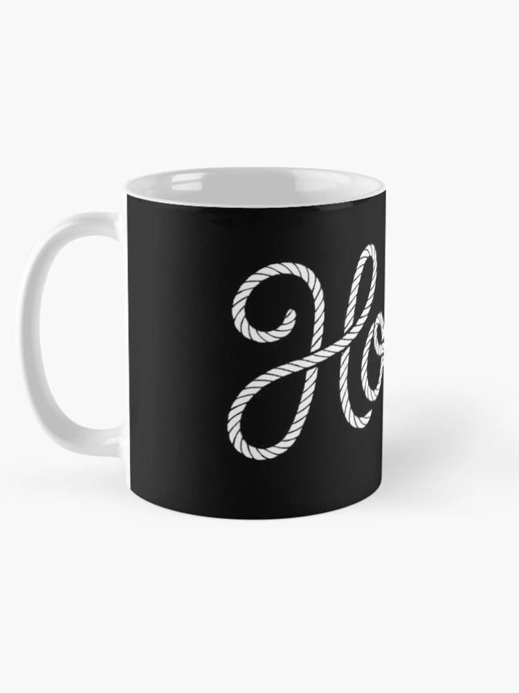 Thumbnail 5 of 6, Coffee Mug, The Word Howdy Rope Script | Western Rodeo Style designed and sold by Altered Pixels.