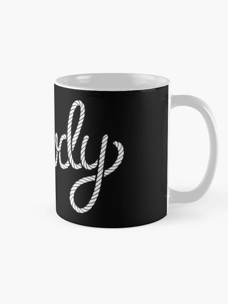 Thumbnail 3 of 6, Coffee Mug, The Word Howdy Rope Script | Western Rodeo Style designed and sold by Altered Pixels.