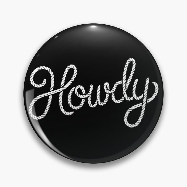 Item preview, The Word Howdy Rope Script | Western Rodeo Style designed and sold by Altered Pixels.