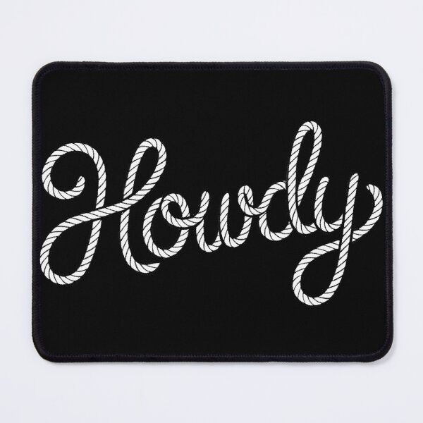 Item preview, The Word Howdy Rope Script | Western Rodeo Style designed and sold by Altered Pixels.