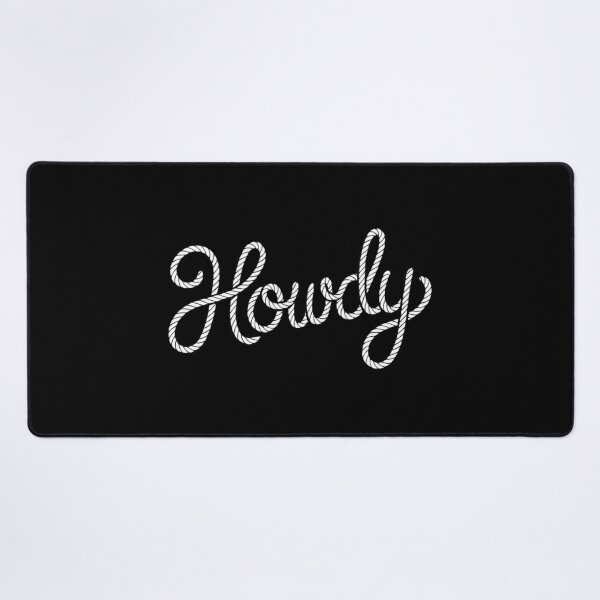 Item preview, The Word Howdy Rope Script | Western Rodeo Style designed and sold by Altered Pixels.