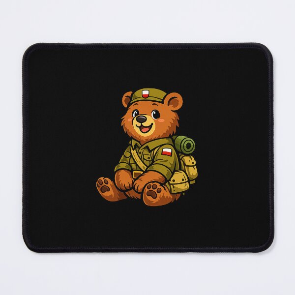 Item preview, Cute Wojtek Bear Polish Military Mascot designed and sold by JacobSpace.