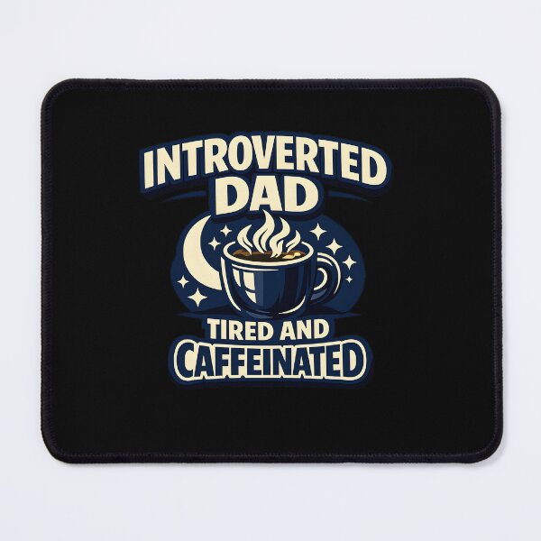 Item preview, Introverted Dad Tired And Caffeinated Funny Father's Day T-Shirt designed and sold by VaultVibes.