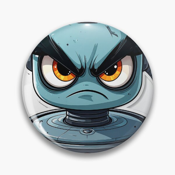 Item preview, Angry Robot Vacuum  designed and sold by OksArtStudio.