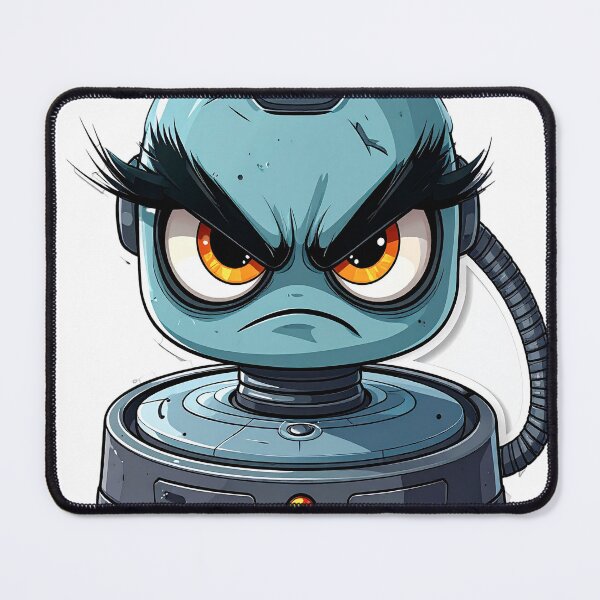 Item preview, Angry Robot Vacuum designed and sold by OksArtStudio.