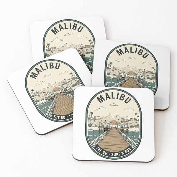 Item preview, Retro Malibu California Surf and Sun Badge designed and sold by k3rstman1.