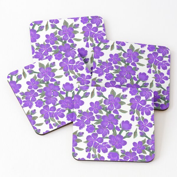 Item preview, Cherry Blossom Lavender Purple Botanical Floral designed and sold by altastudio.