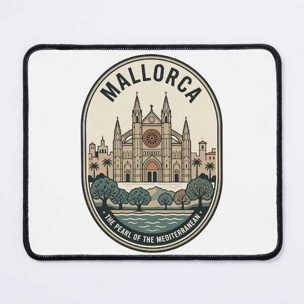 Item preview, Vintage Mallorca Cathedral Spain Travel Badge designed and sold by k3rstman1.