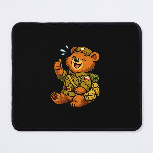 Item preview, Cute Wojtek Bear Polish Military Mascot designed and sold by JacobSpace.