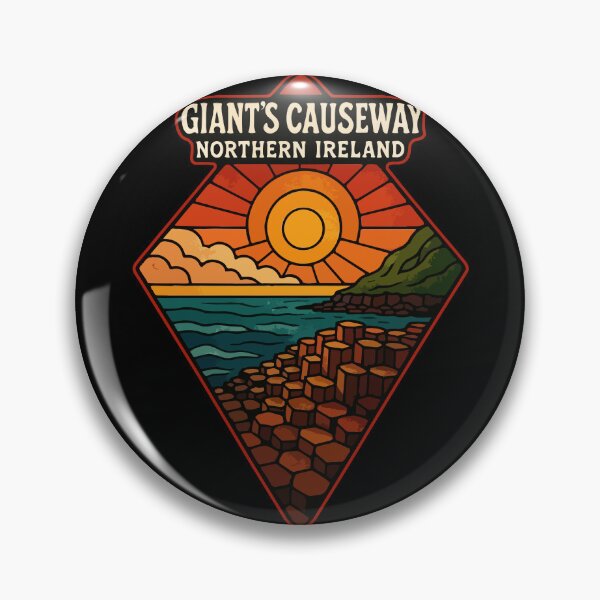 Item preview, Giant's Causeway Northern Ireland Stained Glass designed and sold by TomFrontierArt.