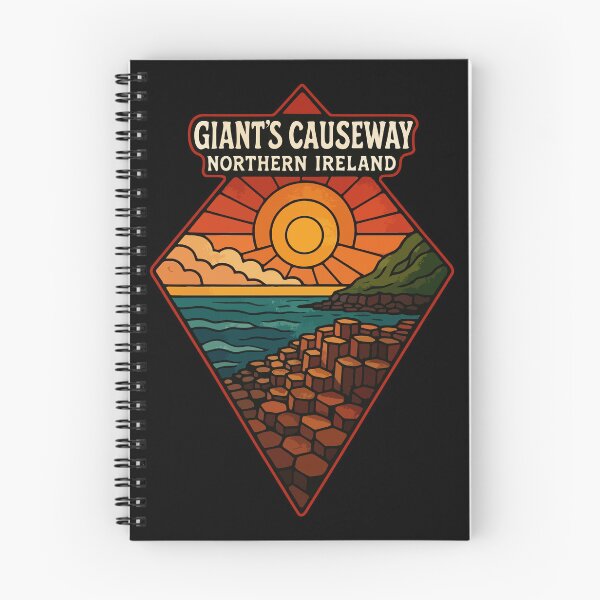 Artikelvorschau, Giant's Causeway, Nordirland, Buntglas entworfen und verkauft von TomFrontierArt.