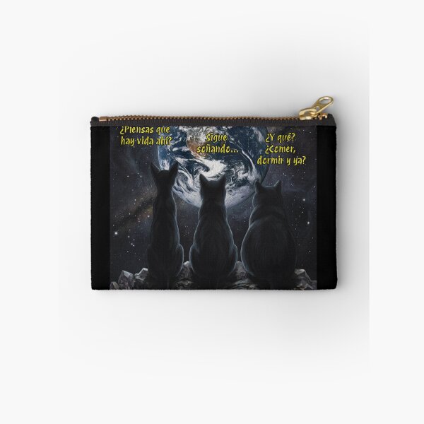 Item preview, [Spanish] Cats Wonder About Earth – Space Cat Meme Art designed and sold by Contrast-Factory.