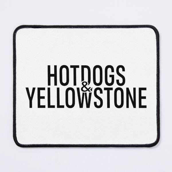 Item preview, Hotdogs and Yellowstone - AA0169B designed and sold by LionsHut.