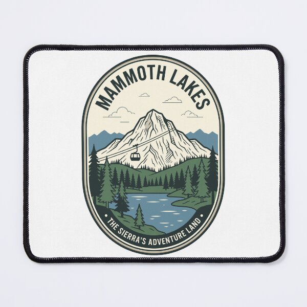 Item preview, Vintage Mammoth Lakes Sierra Nevada Mountain Badge designed and sold by k3rstman1.