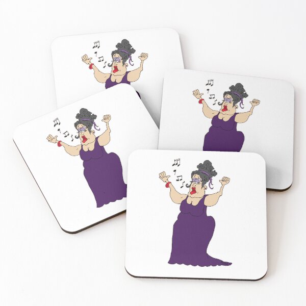 Item preview, Funny Opera Diva SopranOMG Cartoon – Cute Drama Queen Aria High Note Meme Art designed and sold by MyxaART.