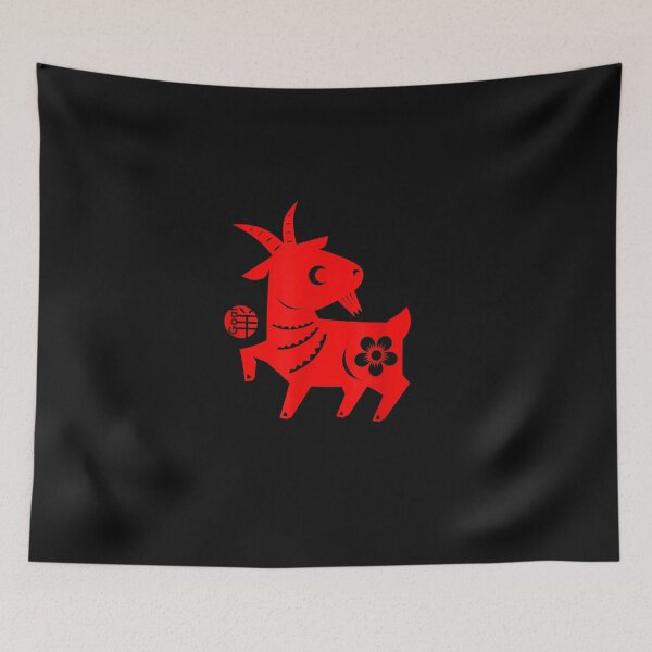 Item preview, Year Of The Goat Chinese Zodiac Lunar New Year designed and sold by GrumpySableye.