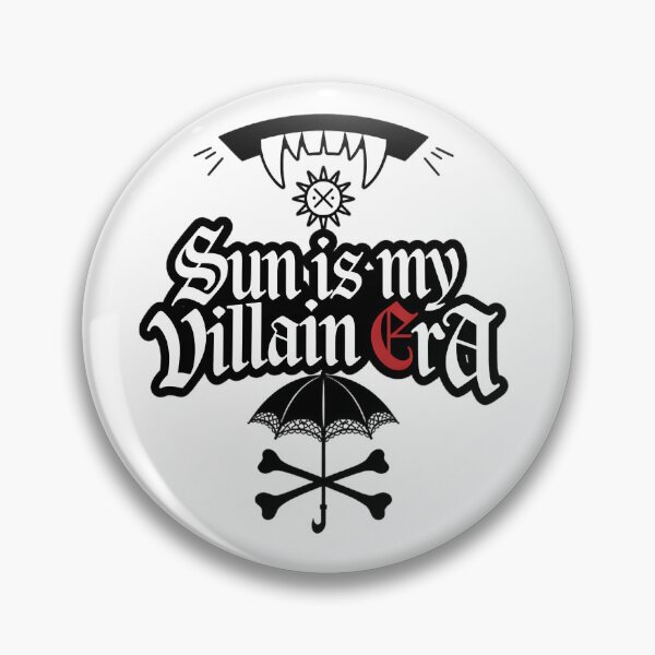 Item preview, Sun Is My Villain Era | Gothic Umbrella Crossbones | Vampirecore Dark Romance designed and sold by VoidPixelAU.