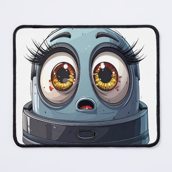 Item preview, Sad Robot Vacuum Sticker designed and sold by OksArtStudio.