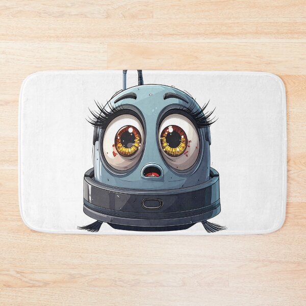 Item preview, Sad Robot Vacuum Sticker designed and sold by OksArtStudio.