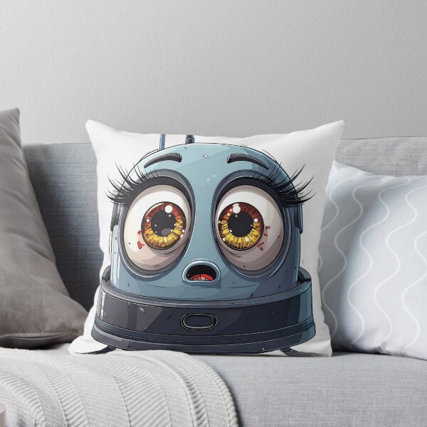 Item preview, Sad Robot Vacuum Sticker designed and sold by OksArtStudio.