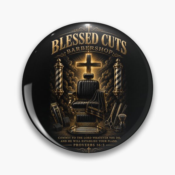 Item preview, Blessed Cuts Barbershop designed and sold by GoldenSBeliever.