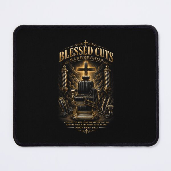 Item preview, Blessed Cuts Barbershop designed and sold by GoldenSBeliever.