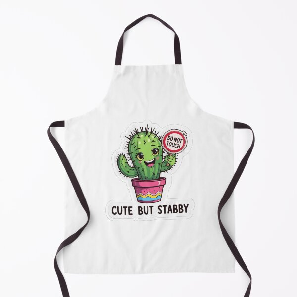 Item preview, Cute but Stabby Funny Cactus Sticker designed and sold by MoodPeel_ .