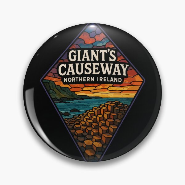 Item preview, Giant's Causeway Ireland Stained Glass designed and sold by TomFrontierArt.