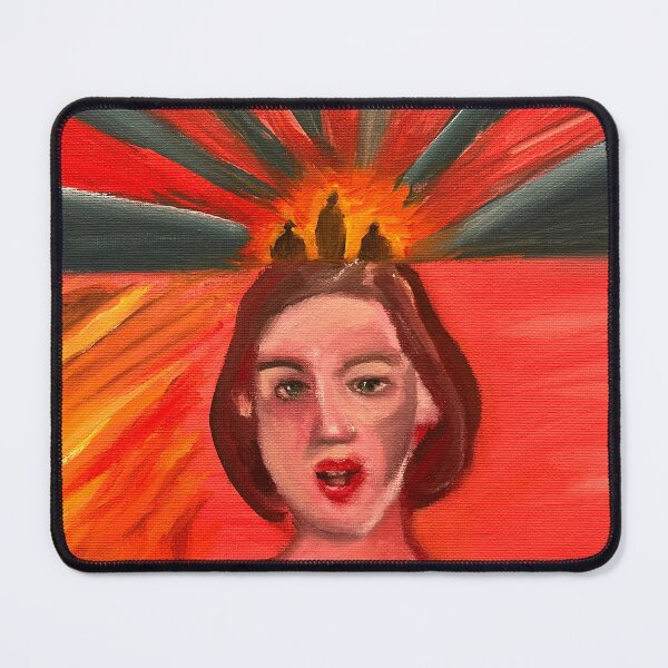 Item preview, Antónia And the Fire - oil on canvas  designed and sold by Verapastels.