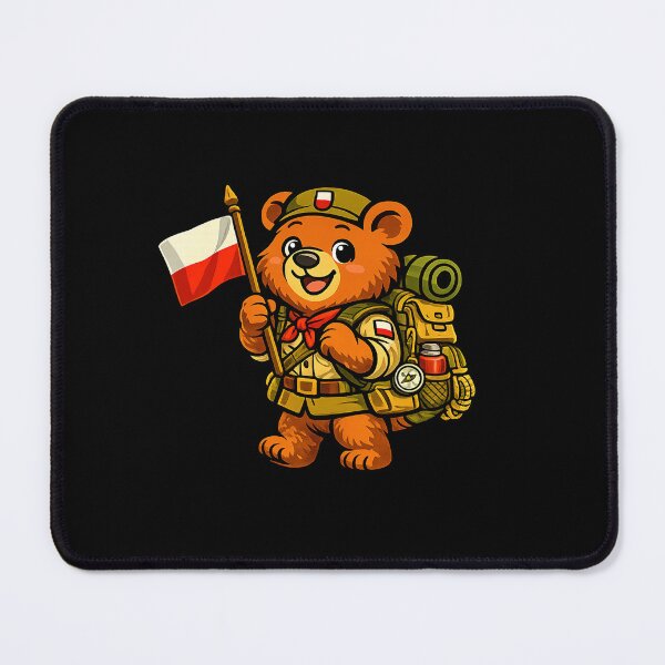 Item preview, Cute Wojtek Bear Polish Military Mascot designed and sold by JacobSpace.
