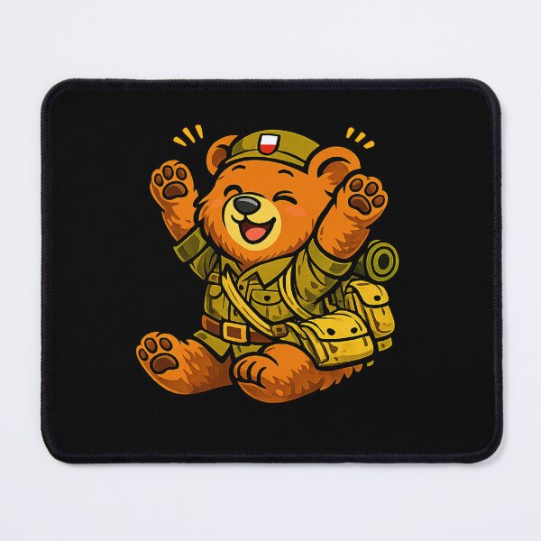 Item preview, Cute Wojtek Bear Polish Military Mascot designed and sold by JacobSpace.