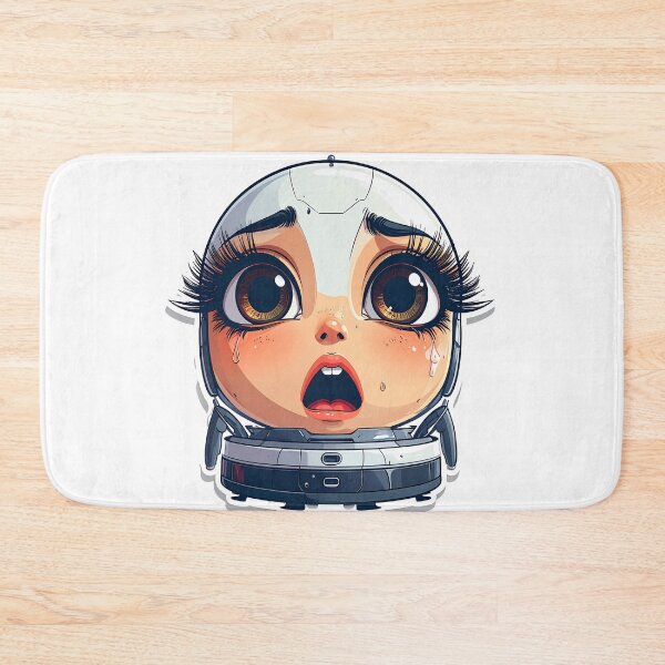 Item preview, Crying  Robot Vacuum Girl designed and sold by OksArtStudio.