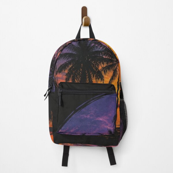 Item preview, Tropical Sunset Palm Tree Silhouette Retro Beach Shirt designed and sold by Diesel outlaw .