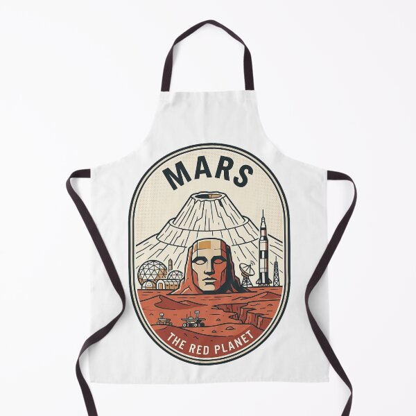 Item preview, Retro Mars Exploration Red Planet Space Badge designed and sold by k3rstman1.