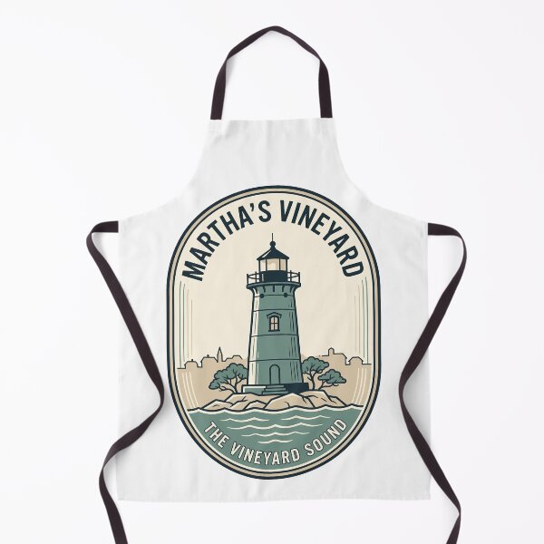 Item preview, Martha's Vineyard Sound Lighthouse Nautical Travel Badge designed and sold by k3rstman1.