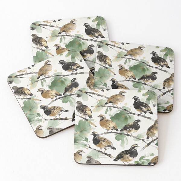 Item preview, ​Luxury Gold Foil Quail Pattern designed and sold by Thewissal.