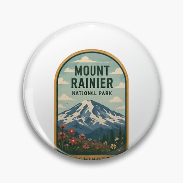 Item preview, Mount Rainier National Park Washington Travel Hiker Mountain designed and sold by Simsimah26Parks.