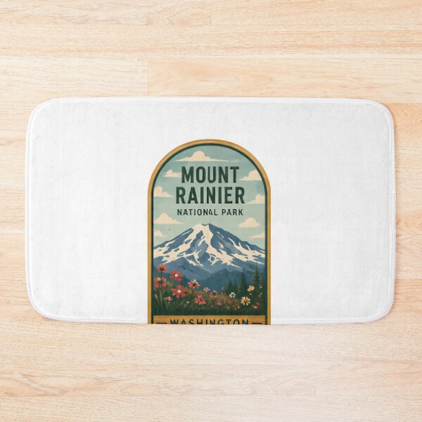 Item preview, Mount Rainier National Park Washington Travel Hiker Mountain designed and sold by Simsimah26Parks.