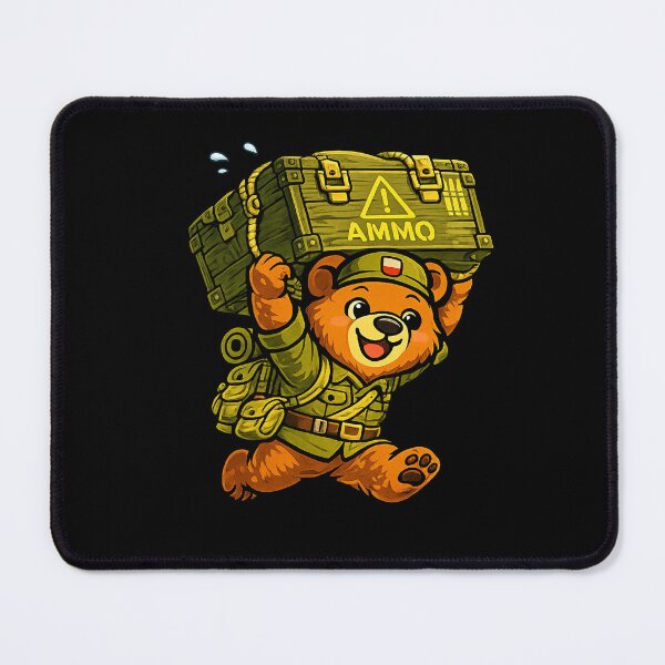 Item preview, Cute Wojtek Bear Polish Military Mascot designed and sold by JacobSpace.