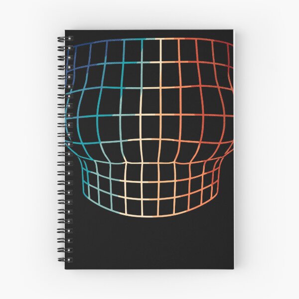 Item preview, Retro Gradient Wireframe Illusion – Abstract Geometric Vaporwave Grid Art designed and sold by Spyshirt.