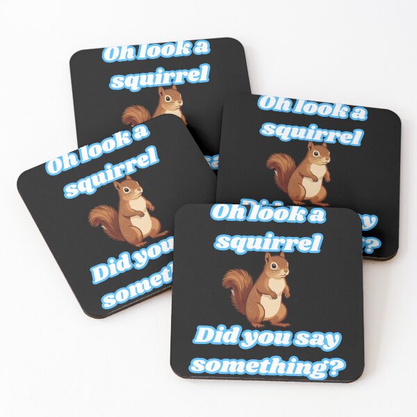 Item preview, Oh Look At A Squirrel Did You Say Something — Funny ADHD Distracted T-Shirt Gift designed and sold by groan up humour.