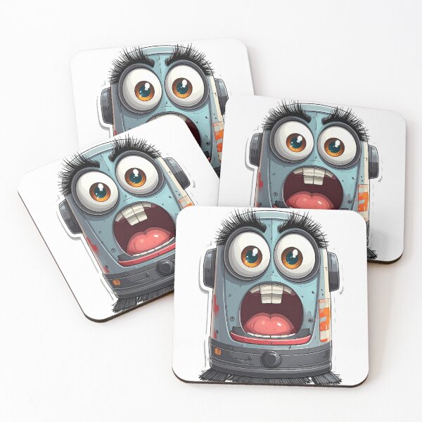 Item preview, Shocked Robot Vacuum designed and sold by OksArtStudio.