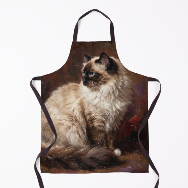Item preview, Regal Ragdoll Cat Oil Painting Portrait designed and sold by Paolo-Bandal.