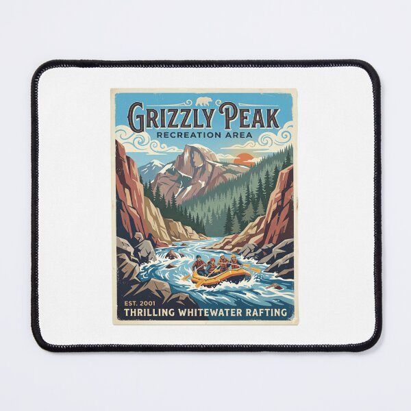 Item preview, Grizzly Peak Recreation Area Thrilling Whitewater Rafting Mountain Adventure Travel designed and sold by Simsimah26Parks.