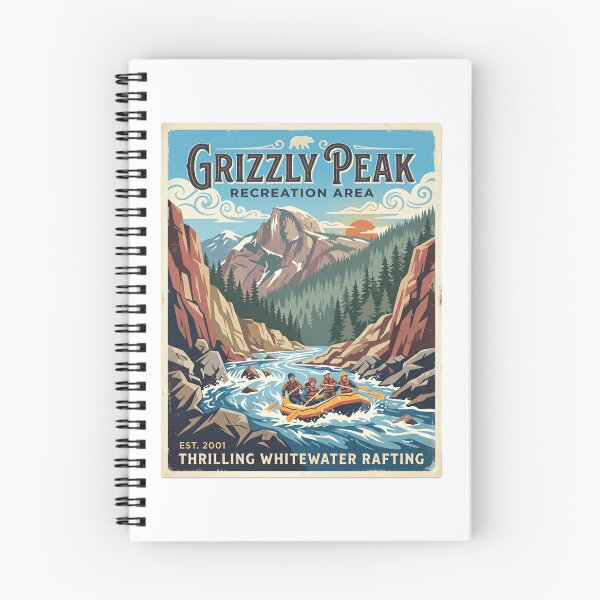 Item preview, Grizzly Peak Recreation Area Thrilling Whitewater Rafting Mountain Adventure Travel designed and sold by Simsimah26Parks.
