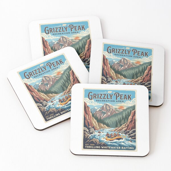 Item preview, Grizzly Peak Recreation Area Thrilling Whitewater Rafting Mountain Adventure Travel designed and sold by Simsimah26Parks.