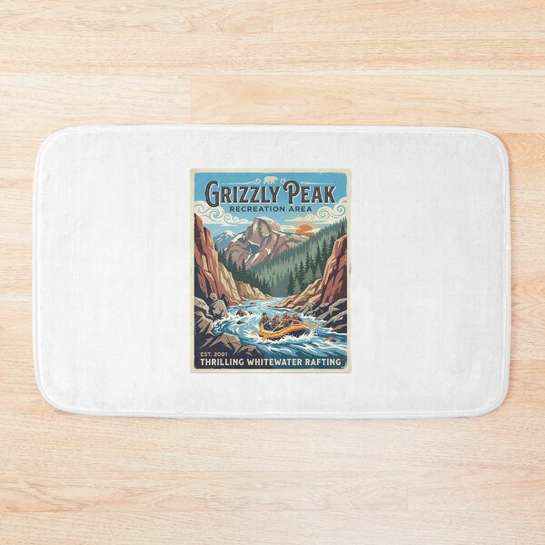 Item preview, Grizzly Peak Recreation Area Thrilling Whitewater Rafting Mountain Adventure Travel designed and sold by Simsimah26Parks.