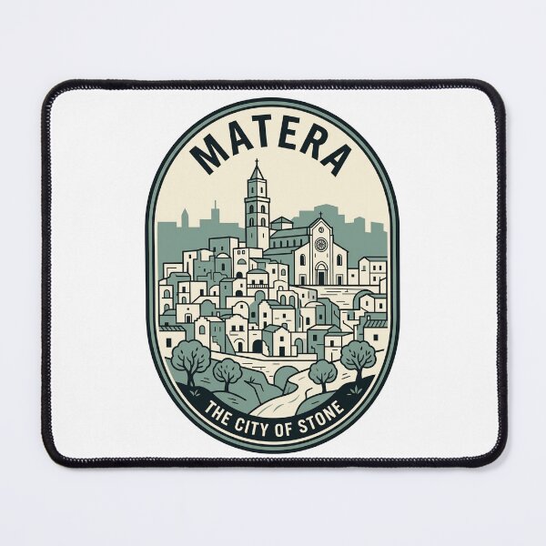 Item preview, Matera Italy Sassi The City Of Stone Emblem designed and sold by k3rstman1.