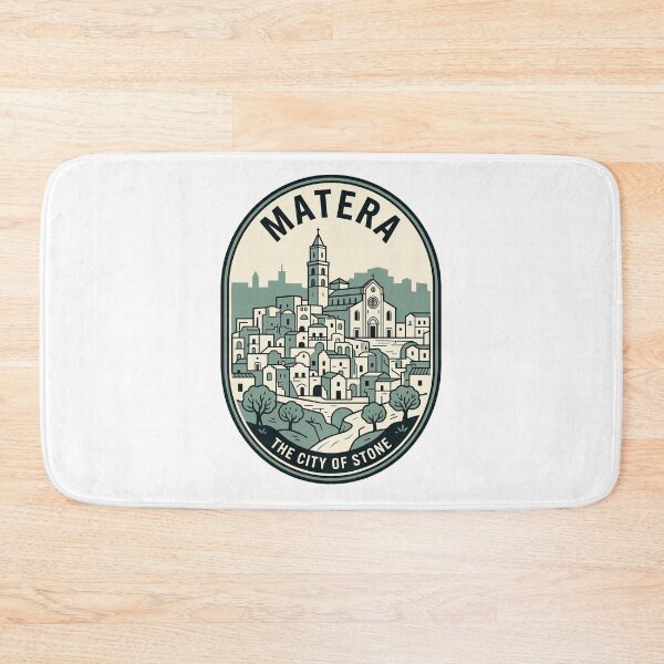 Item preview, Matera Italy Sassi The City Of Stone Emblem designed and sold by k3rstman1.